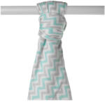 Xkko pamut-bambusz kifogó - 90*100 cm - Szín : Chevron Mint (BMB090046)