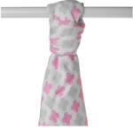 Xkko pamut-bambusz kifogó - 90*100 cm - Skandinávia Pink (BMB090041)