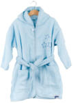 Xkko frottír fürdőköpeny - kék csillagos - 12-24 hó (ORGBR0402)
