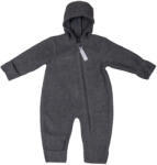 Hoppediz kezeslábas/overál, antracit - türkiz - Méret 56-62 (o-56-ant)