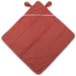 Popolini biopamut törölköző kapucnival, terracotta L (090431-31-347L)