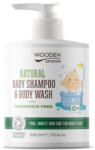 Wooden Spoon Wooden Spoon Natural Baba sampon és tusfürdő - illatmentes (300ml) (OAWS068)