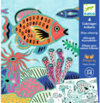 DJECO Djeco Csillámló színezők - Tenger mélyén - Under the sea (DJ09698)