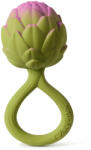 Oli&Carol 2in1 rágóka és csörgő - Articsóka (L-RATTLE-ARTICHOKE)