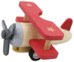 Fakopáncs Lendkerekes mini repülő (natúr-piros) (FK6200-A)