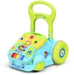 Creative Antemergator 2 az 1-ben tevékenységekkel, 1 éves kortól, hangokkal és fényekkel, 37x40x42 cm, kék-zöld/piros-zöld, kék