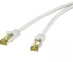 Renkforce RJ45-ös patch kábel, hálózati LAN kábel, tűzálló, CAT 7 S/FTP [1x RJ45 dugó - 1x RJ45 dugó] 1 m szürke, Renkforce (RF-4149864)