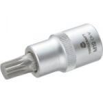 TOOLCRAFT Dugókulcs betét 12, 5 mm (1/2), sokfogú bittel M10, hossz: 55 mm, TOOLCRAFT (816088)