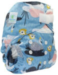 Blümchen OneSize pelenkakülső, Hattyú, patentos (BLUEBHDhatty)
