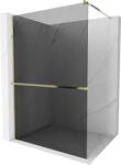 Mexen Kioto+ Walk-In Zuhanyfal - 90x200 cm - Grafit - Arany (5907709169821)