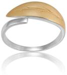  Paros Ezüst Gyűrű - Aranyozott Olajfalevél