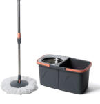 Greenhomeware Spin Mop forgófejes felmosószett (vödör + nyél + acél facsaró + 2 mop) (DA503XSZADLV-A03)