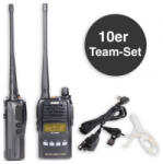 Alinco Team-Set DJ-A-446 KEP-24-AL PMR készülék 10 részes készlet (150107) (150107)