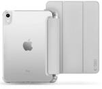  ZONE TP SC Pen Holder Hybrid Smart Case mappa tok közepesen ütésálló érintőceruza tartó érintőceruza nélkül színes átlátszó hátlap Apple iPad 10.9 (2022) szürke