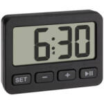 TFA (60.2036. 01) Kvarc Ébresztőóra Fekete Riasztási idők 1 1 időzítési idő (60.2036.01)