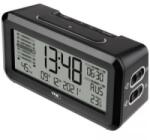 TFA (60.2562. 01) Rádiójel vezérlésű Ébresztőóra Fekete, Ezüst Riasztási idők 2 Nagy kijelző (60.2562.01)