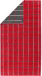 Cawoe Piros Csíkos Strandtörölköző - 80x200 cm