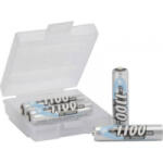 ANSMANN Mikroceruza akku AAA NiMH, 1, 2V 1100 mAh, 4 db, Ansmann box HR3, HR03, UO100557, DC2400, DC2400B4N, LR03 (1311-0002) - aqua