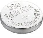 Renata 399 gombelem, ezüstoxid, 1, 55V, 53 mAh, Renata R927W, SR57, SR927, SR926, V399, D399, 613, W, 280-44, SB-BP, AG7 (399.CU MF) - aqua