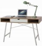 Jumi íróasztal MDF, Acél - 120x48x76 cm