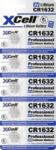 XCell Gombelem CR 1632 3 V 5 db 130 mAh Lítium CR1632-B5 (148262) (148262) - aqua