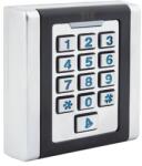  Vandálbiztos, vízálló (IP68), önálló működésű kódzár, külső kártyaolvasó funkcióval, Mifare K6MF-W - pepita
