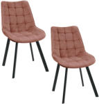 AKORD 022 Étkezőszék szett 2 db - púder rózsaszín (2xCSJ.22-PP)