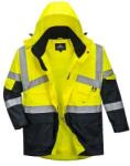 Portwest Hi-Vis kéttónusú lélegző kabát (S760YNRXS) - pepita