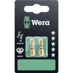 Wera 2 darabos 855/1 BDC PZ kereszthornyú-PZ 2 Bit 05073339001 Pozidriv Hossz: 25 mm (05073339001)