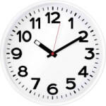 EUROTIME Analóg kvarc falióra, 300 x 50 mm, fehér, EuroTime 82321 (82321)