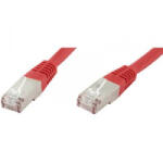 econ connect RJ45 Hálózat Csatlakozókábel CAT 6 S/FTP 1.00 m Piros Páros árnyékolás econ connect (F6TP1RT)