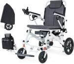  Elektromos kerekesszék Összecsukható, könnyű, 18 kg, 2 x 12 Ah lítium akkumulátor, 48 km hatótávolság, összecsukható, kompakt elektromos kerekesszék, repülőgépen való szállításra alkalmas