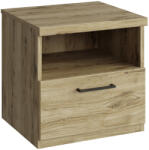 TEMPO KONDELA Éjjeliszekrény 1S, navarra tölgy, DORSI