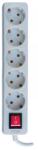 TED Electric Prelungitor cu 5 prize TED TED003850, 5 m, 16 A, intrerupator, alb (TED003850)