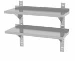 Hendi Rozsdamentes Acél Állítható Fali Polc - 2 db konzollal - 800x300mm