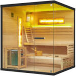  Sundum Pure 4 személyes finn sarokszauna fekete