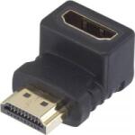 SpeaKa HDMI Átalakító [1x HDMI dugó - 1x HDMI alj] 90°-ban felfelé hajlítva Aranyozatt érintkező SpeaKa Professional (SP-7870132)
