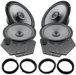 Hertz Uno autós hangszórócsomag, kifejezetten a Volkswagen T-Cross 2019-hez, RMS 75W