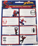  Spiderman (Pókember) World of Webs Füzetcímke - 16 db