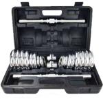 Zoco Body Fit SL-001 súlyzó készlet, összsúly 20 kg, állítható, acél, króm szín (ZCB-SL001G20)