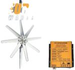  Vízszintes szélturbina, 3kW névleges teljesítmény, MPPT vezérlő, MPPT vezérlővel, 3 kW, 12 V -os