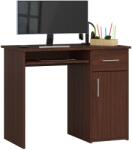 AKORD Számítógépasztal, jobbkezes P90_74 - wenge (AKO-IP0PPINWEN001)