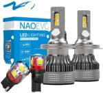  Autó LED izzók, 20000 lm fényerő, turbó ventilátor hűtés, Fényszóró, Fesztivál, H9