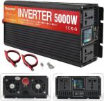  RDDSPON tiszta szinuszhullám -inverter, 3000W/5000W teljesítmény, LCD kijelző, 5000W, 24 V -tól 220 V -ig