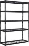  Garázspolcok, nagy teherbírású fém, állítható tárolási megoldás, 122x46x180cm