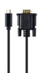 Gembird A-CM-VGAM-01 USB-C to VGA-M adapter 2m Black (A-CM-VGAM-01)