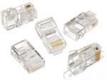ASSMANN CAT6 árnyékolatlan 8P8C RJ45 dugó kerek kábelekhez (100db-os csomag)