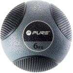  Pure 2 Improve 6 kg-os medicinlabda - szürke/fekete, gumiból, funkcionális edzéshez