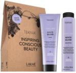 Lakmé Teknia White Silver Pack sampon + maszk platinaszőke és ősz hajra 300 ml + 250 ml