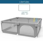  Babajáróka, strapabíró szövet, könnyen összeszerelhető, világosszürke 1, 5x2, 0 m